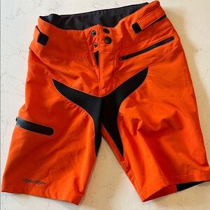 Troy Lee Designs Men's Orange Athletic Shorts
